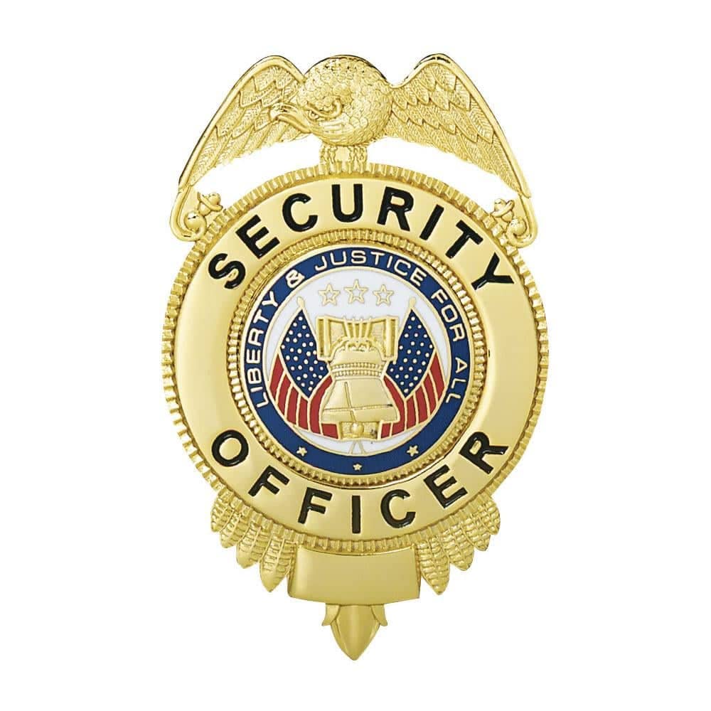 Lawpro Security Officer Eagle w/ Seal Hat Badge