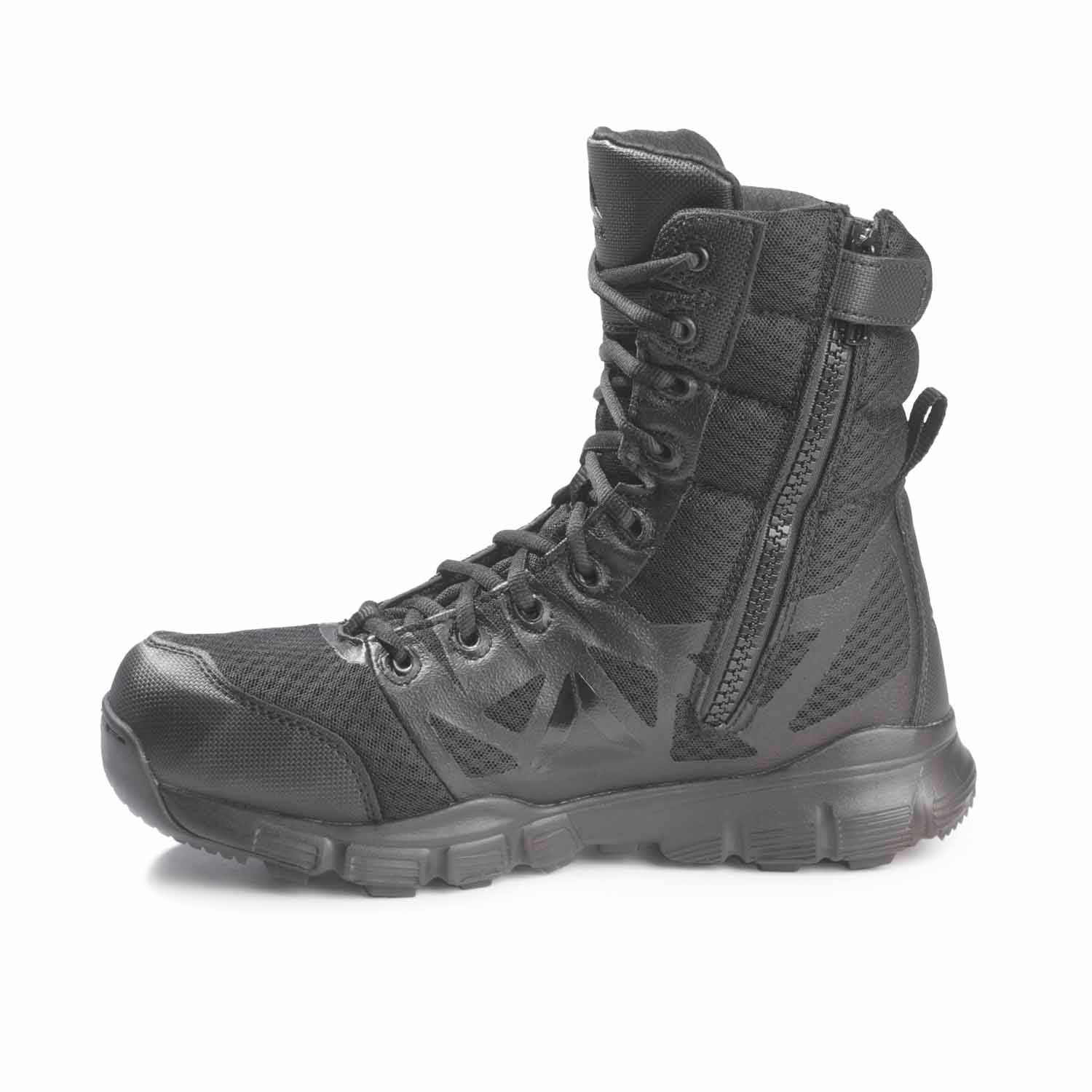 reebok 8 dauntless ultra light side zip boot