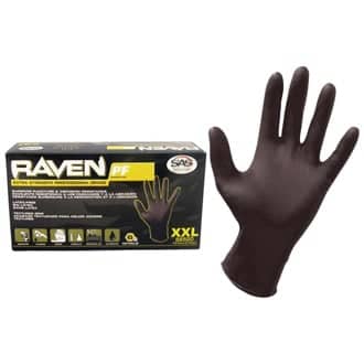 Raven Nitrile Gloves Size Chart