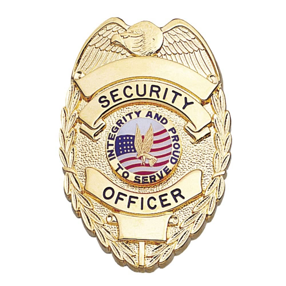 LawPro Deluxe Security Officer Shield Badge